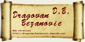 Dragovan Bežanović vizit kartica